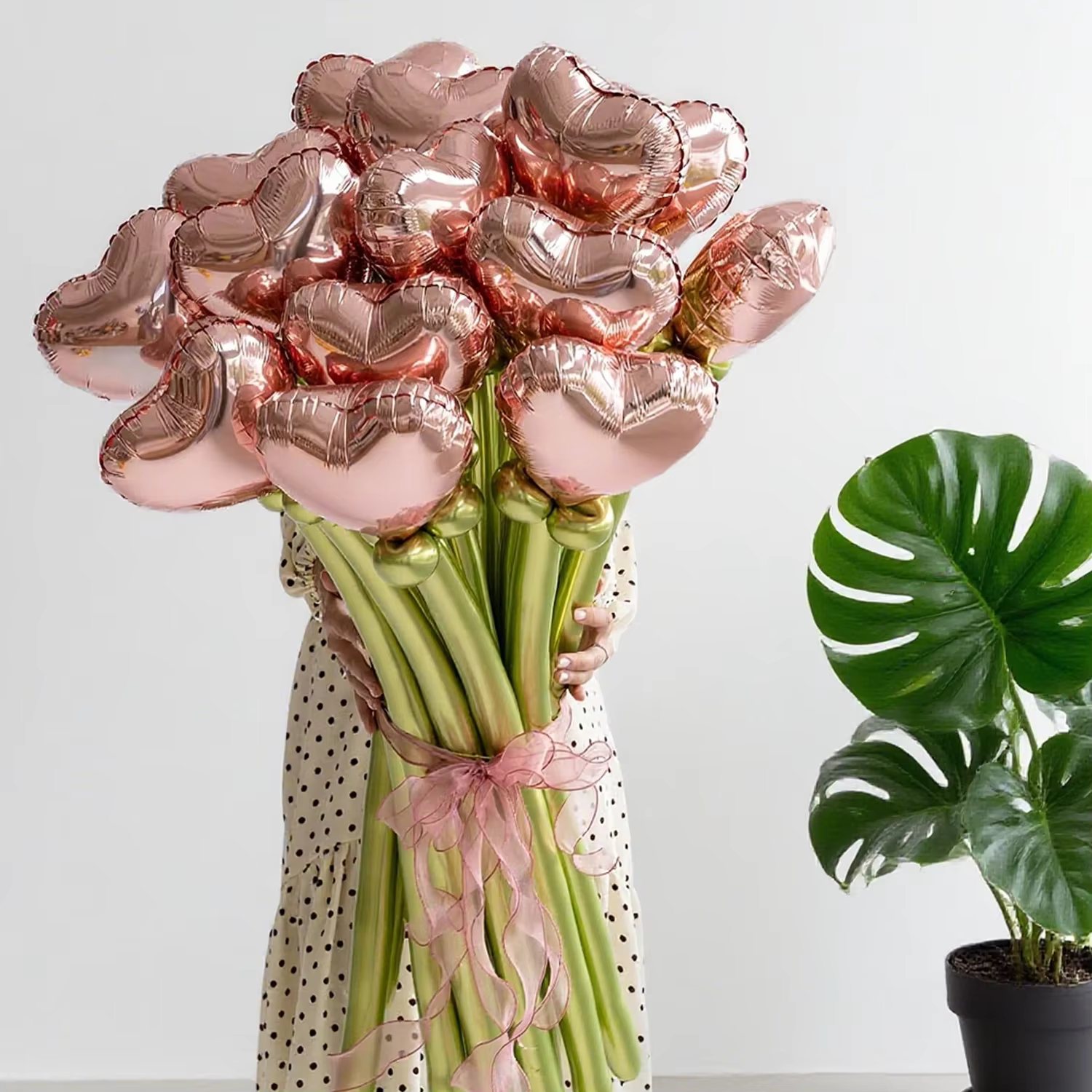 Ensemble de bouquets de ballons d'amour