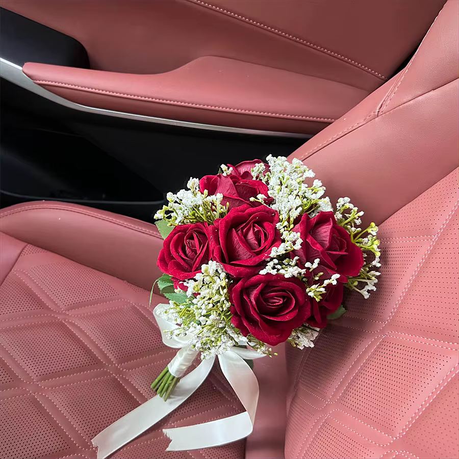 Roses artificielles Bouquet de fleurs