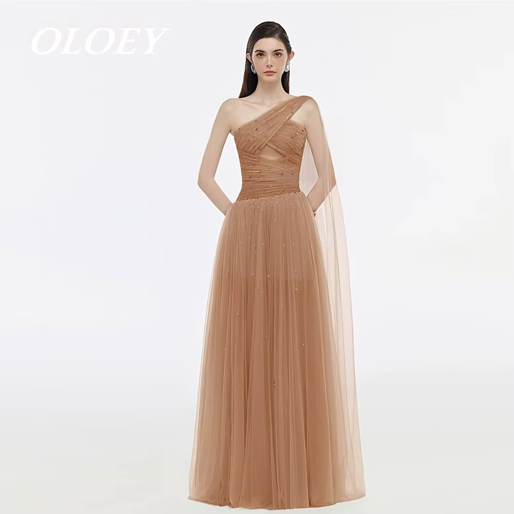 OLOEY – robe de bal trapèze élégante en Tulle