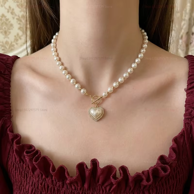 Collier de perles de luxe pour femme