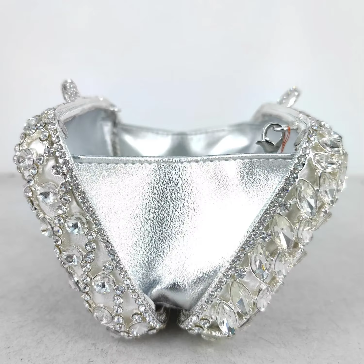 Boutique De FGG blanc sacs De soirée et pochettes pour femmes formelle fête dîner strass