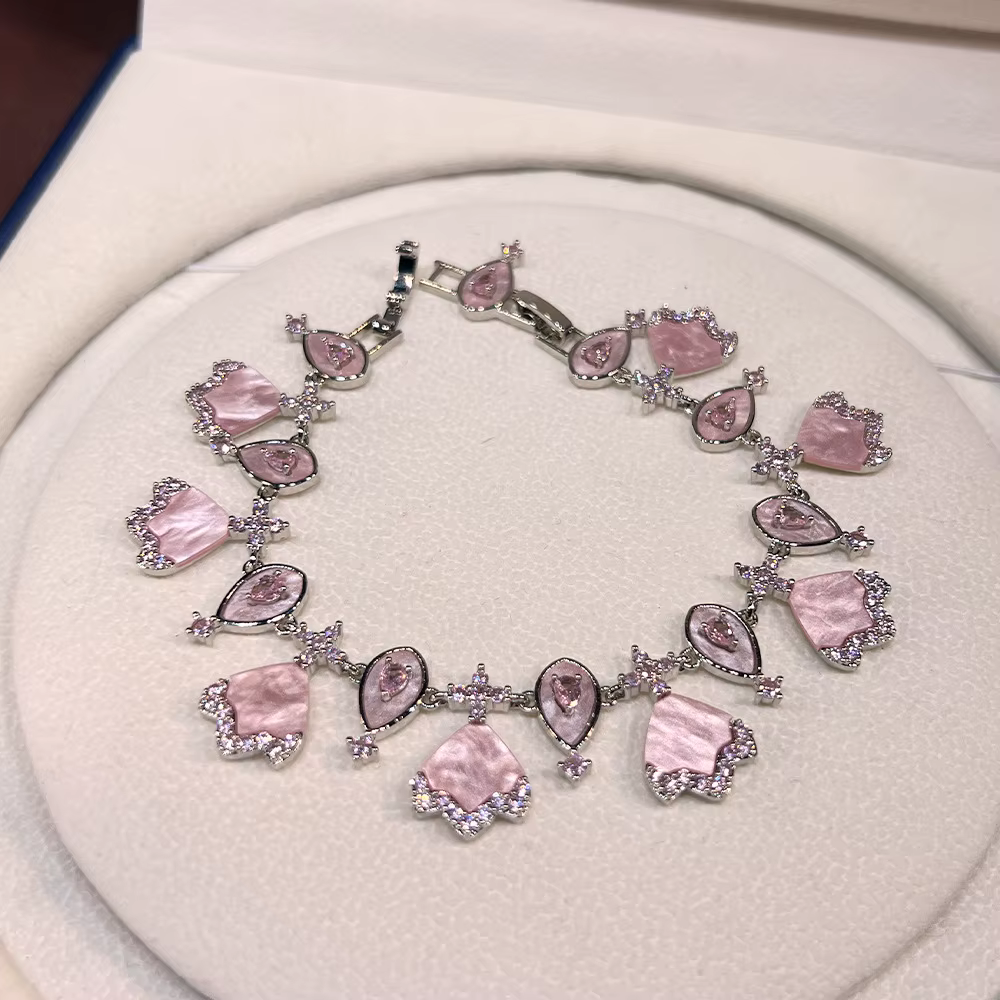 Ensemble de bijoux en Zircon incrusté de cuivre pour femmes