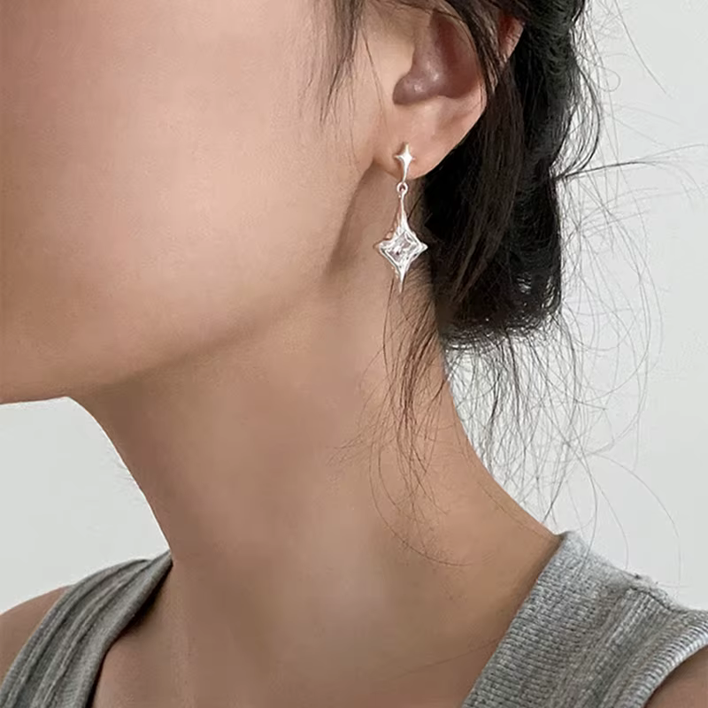 ANENJERY – boucles d'oreilles pendantes en Zircon pour femmes