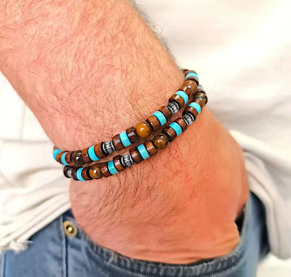 Ensemble de pierres de pin pour hommes