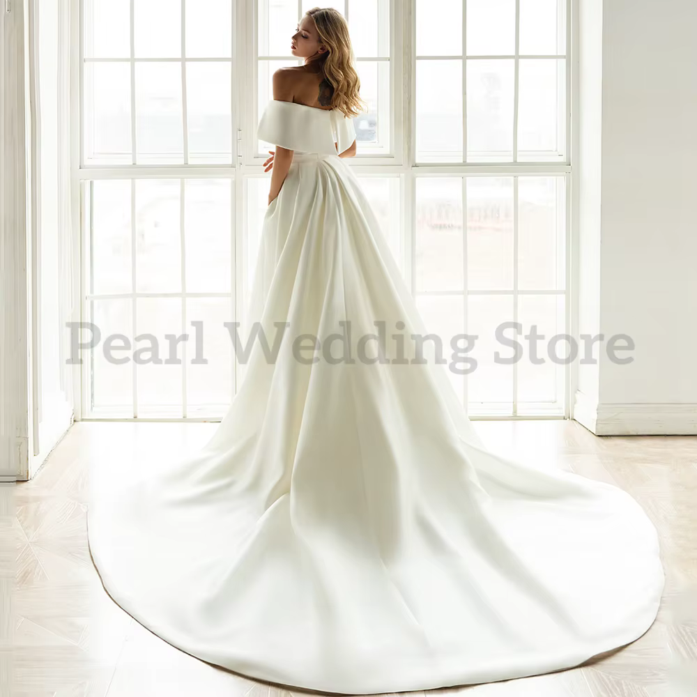 Robe De mariée blanche détachable