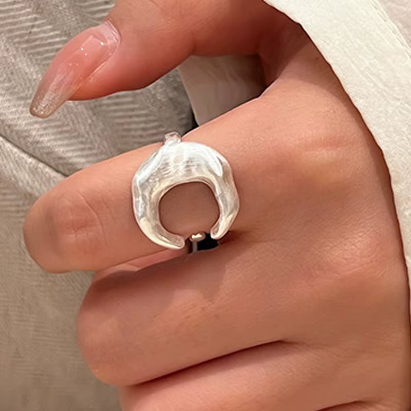 Bagues ouvertes en argent Sterling 925 pour femmes