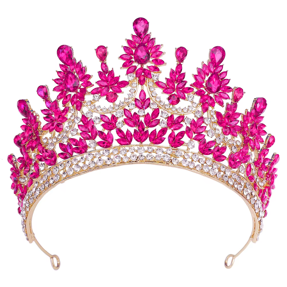 Diadème de Princesse en Strass pour Femme