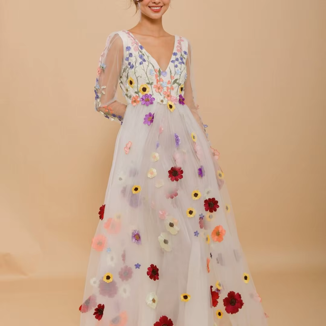 Robe de mariée blanche personnalisée Lorinda
