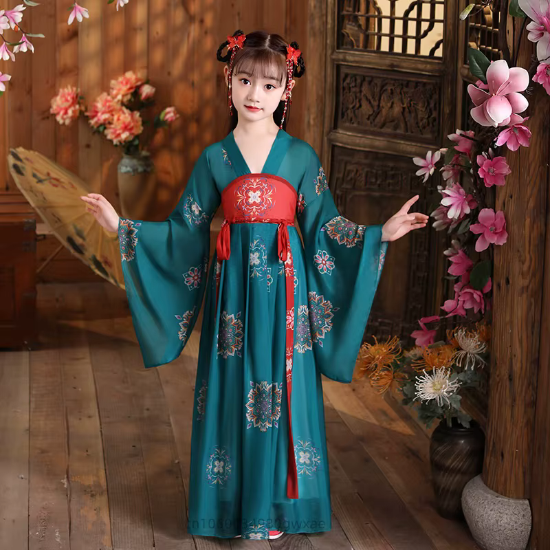 Robe traditionnelle chinoise pour filles