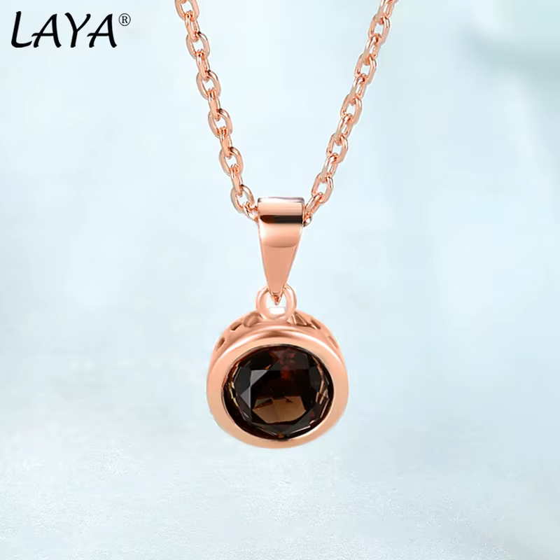 Collier pendentif en argent regardé 925 pour femme