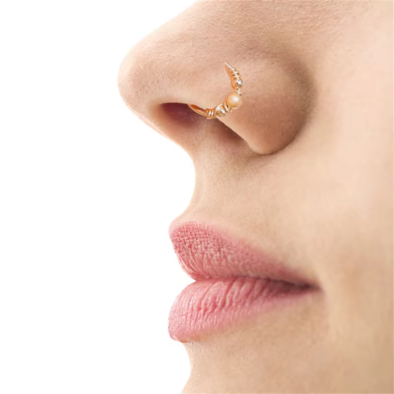 Group Piercing en Argent 925 Rempli d'Or