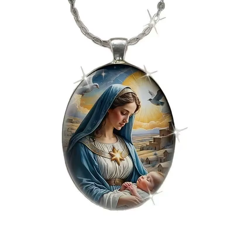 Pendentif Vintage en pierres précieuses