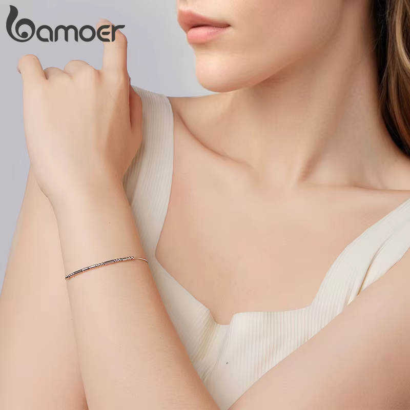 BAMOER – Bracelet en argent Sterling 925