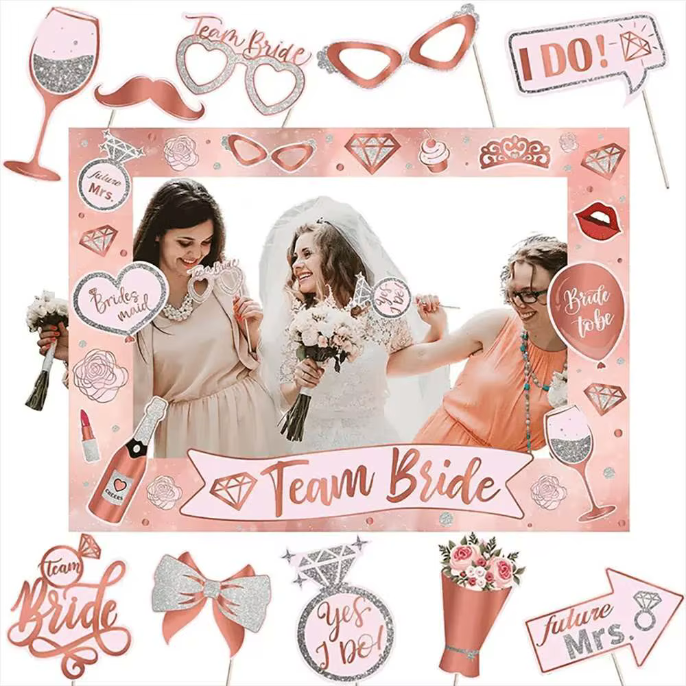 Cadre photo en papier pour la mariée