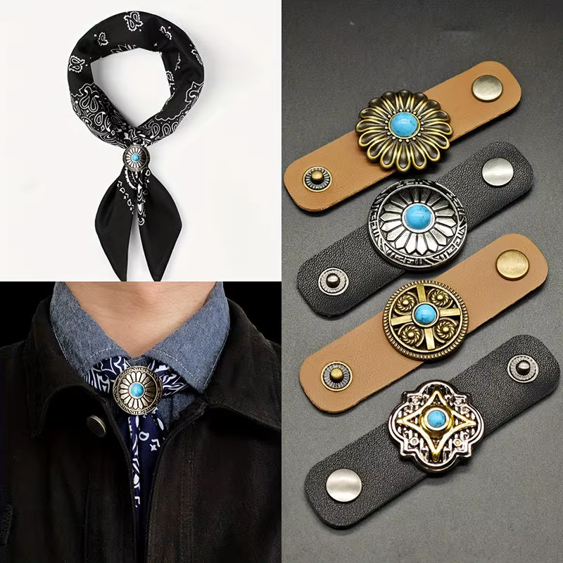 Clips de foulard de style occidental