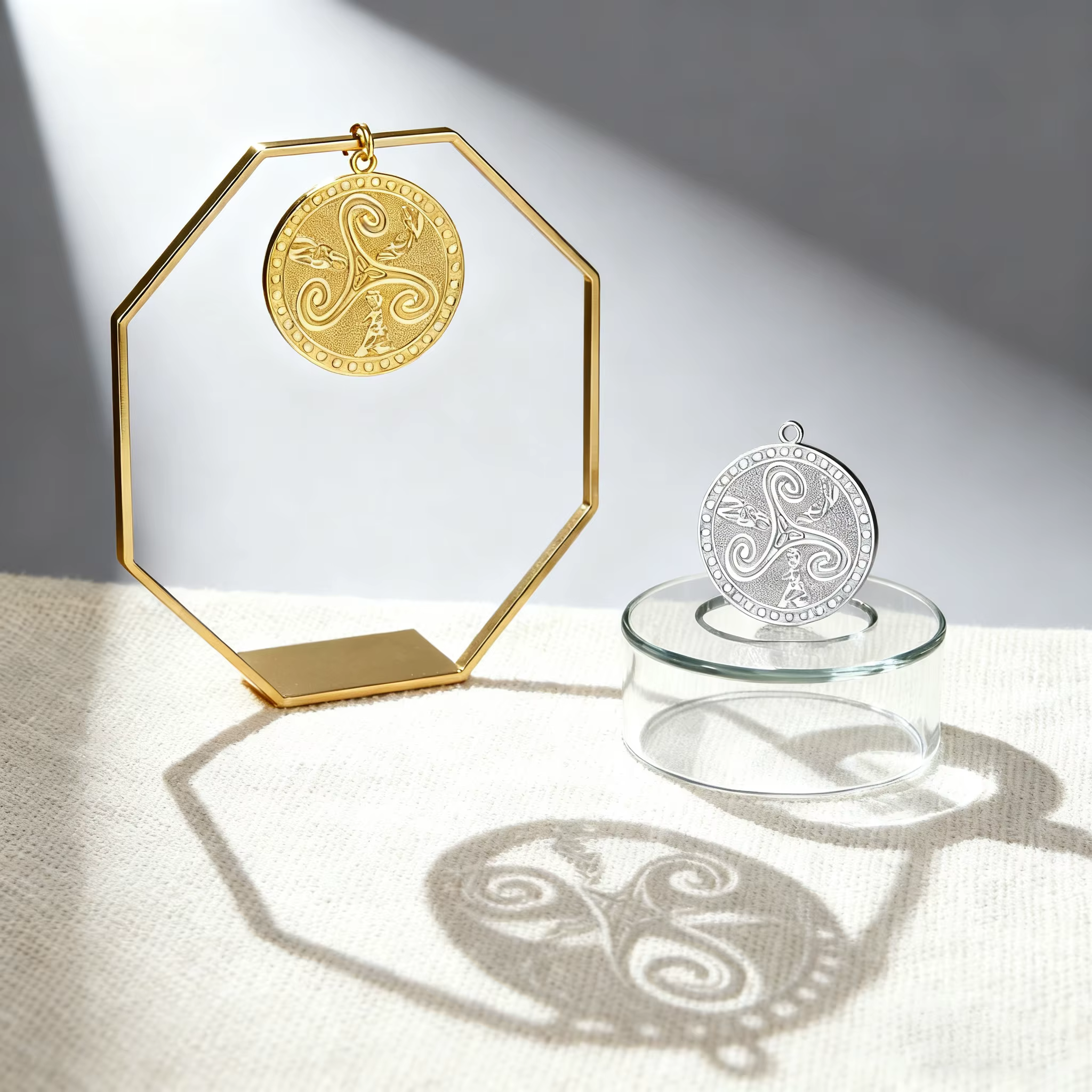 Pendentif Triskele celtique Triple déesse