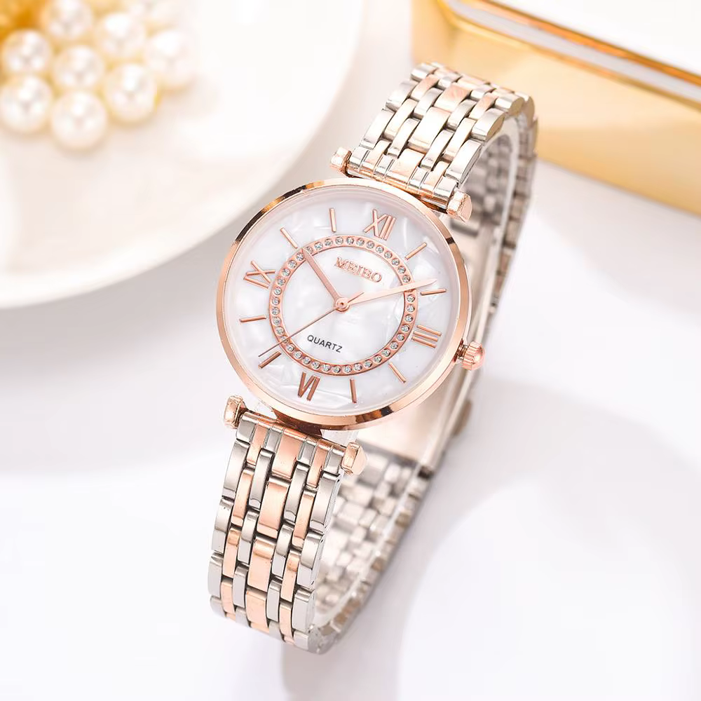Luxe cristal femmes Bracelet montres haut de gamme mode diamant dames Montre à Quartz en acier Femme Montre-Bracelet