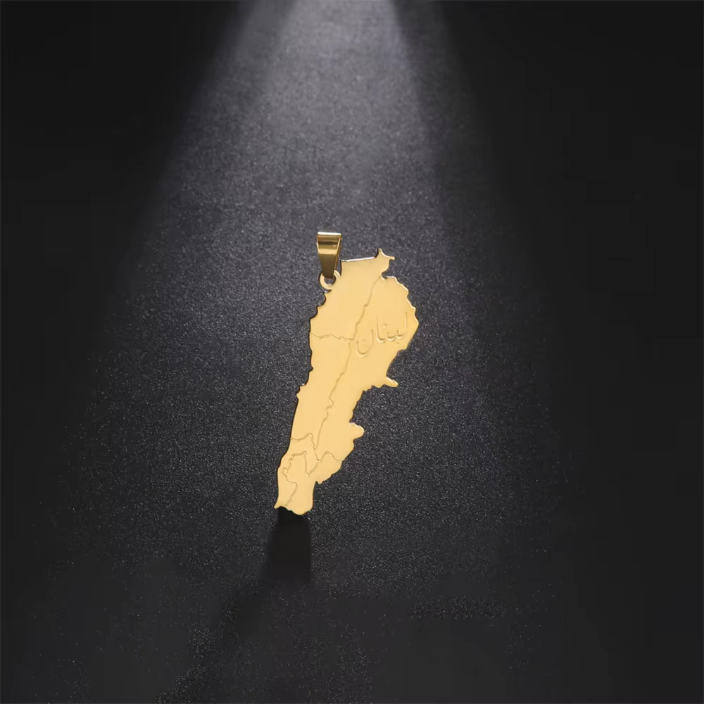 EUEAVAN – pendentif carte du Liban