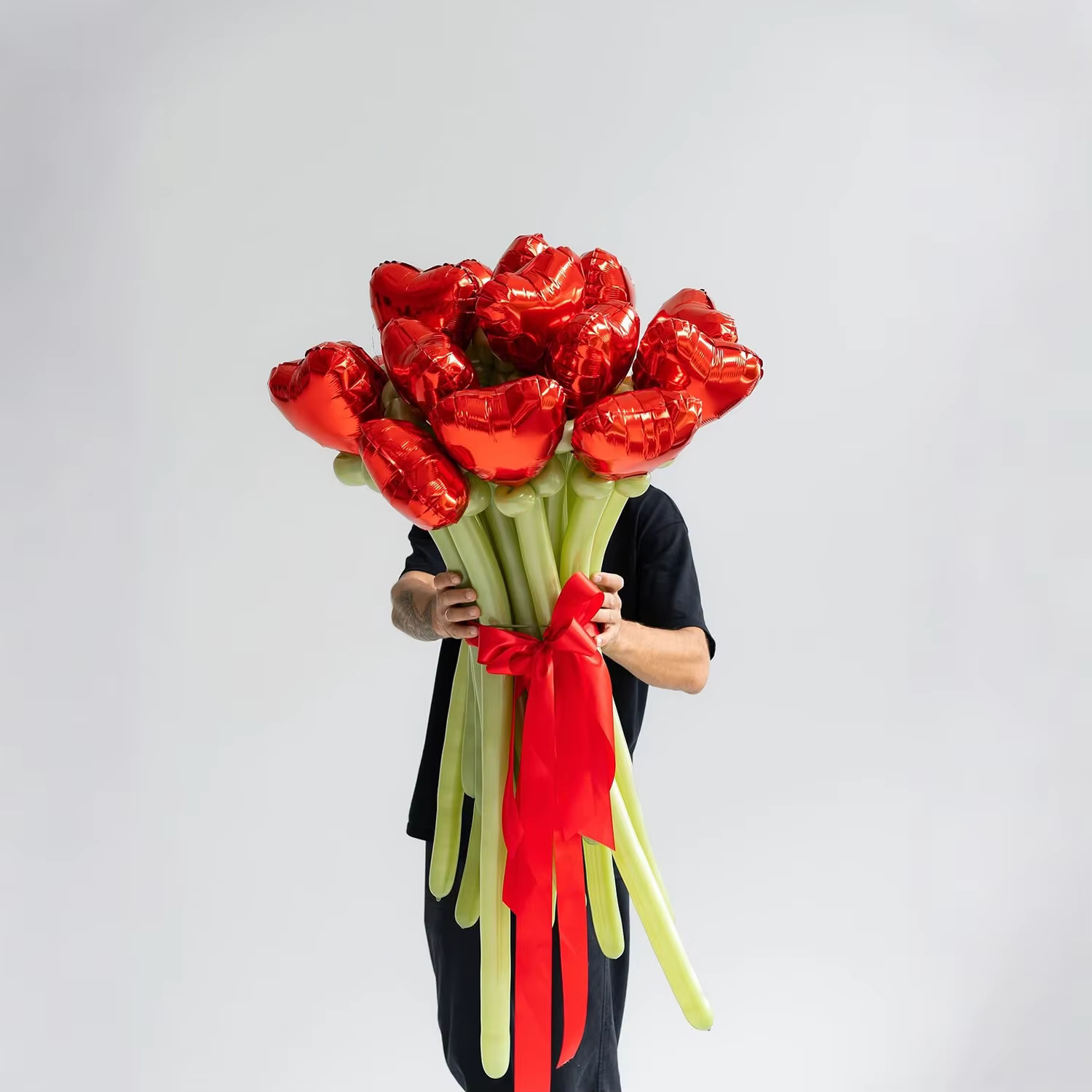 Ensemble de bouquets de ballons d'amour