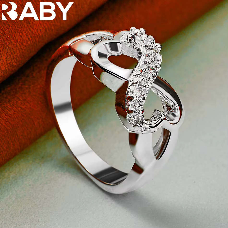 URBABY 925 bague géométrique en argent Sterling taille 7-10 pour femmes hommes grâce bijoux tendance à la mode cadeaux de fête d'anniversaire