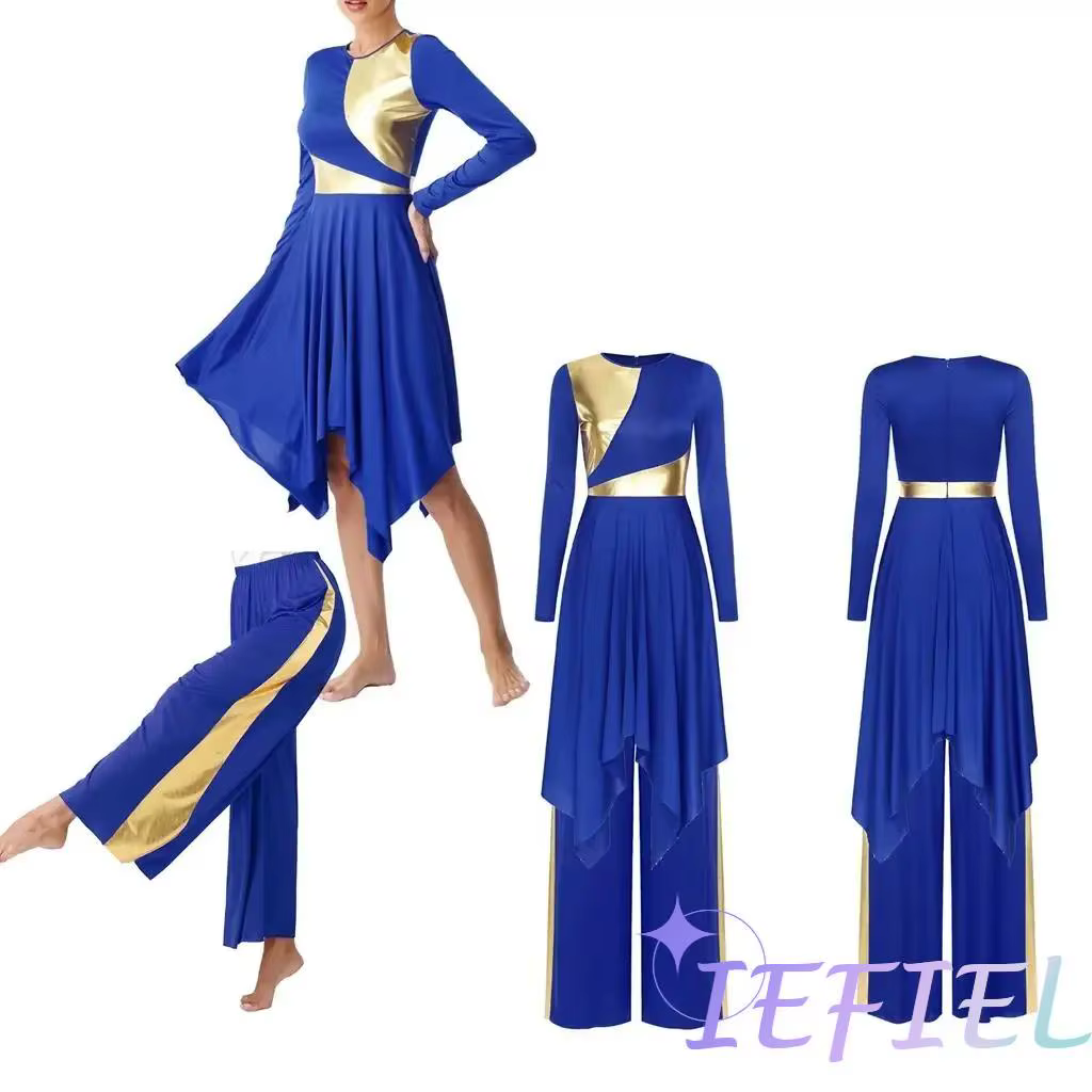 Tenue de spectacle de chorale d'église pour femmes