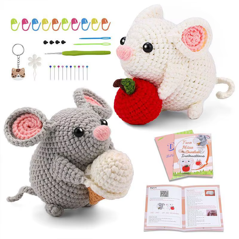 Kit d'animaux au Crochet pour débutants