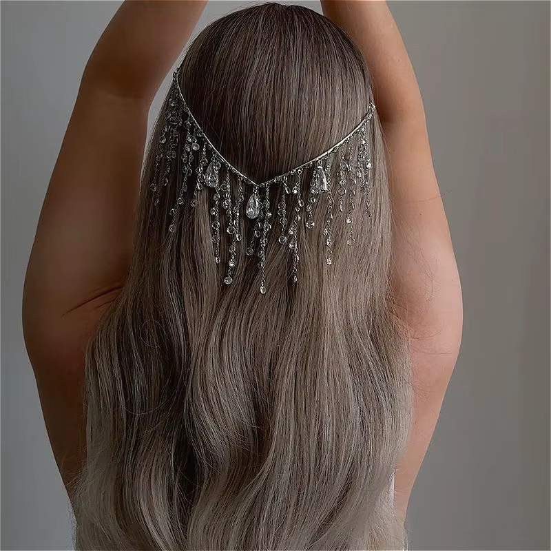 Accessoire de cheveux en maille européenne