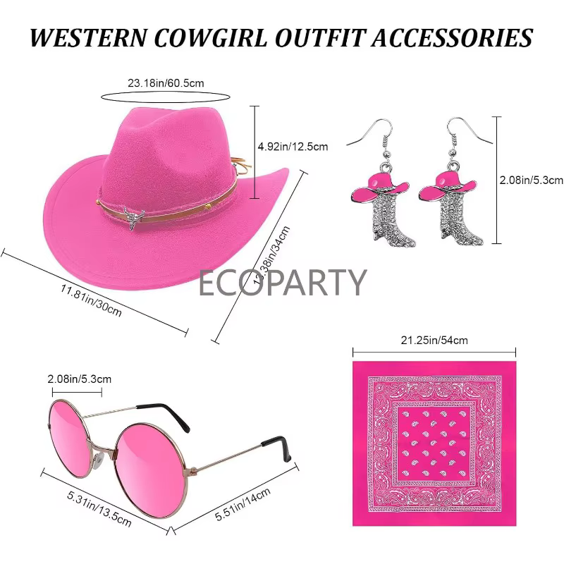 Ecoparty – tenues de Cowgirl pour femmes
