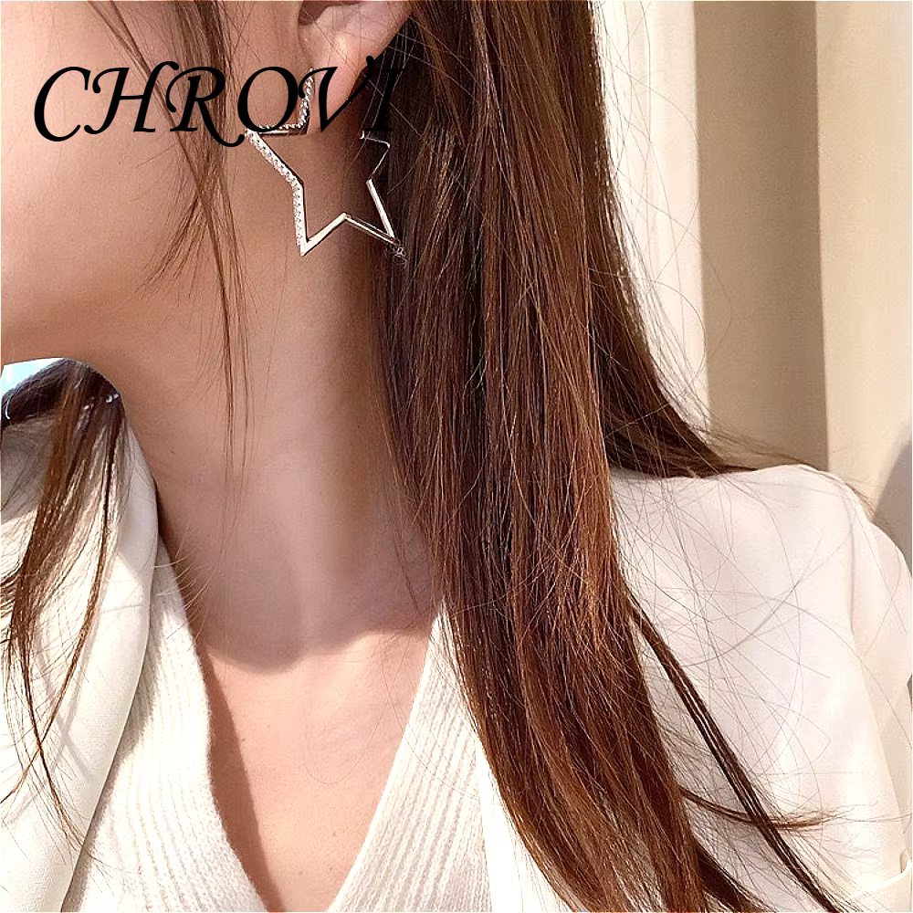 Boucles d'oreilles tendance en argent sterling 925
