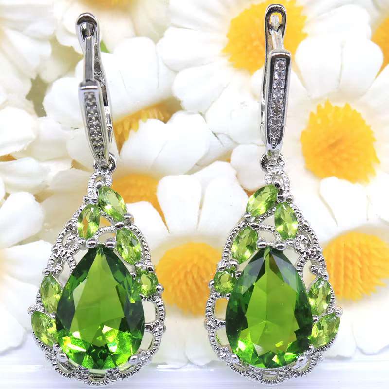 Boucles d'oreilles en argent plaqué pour femme