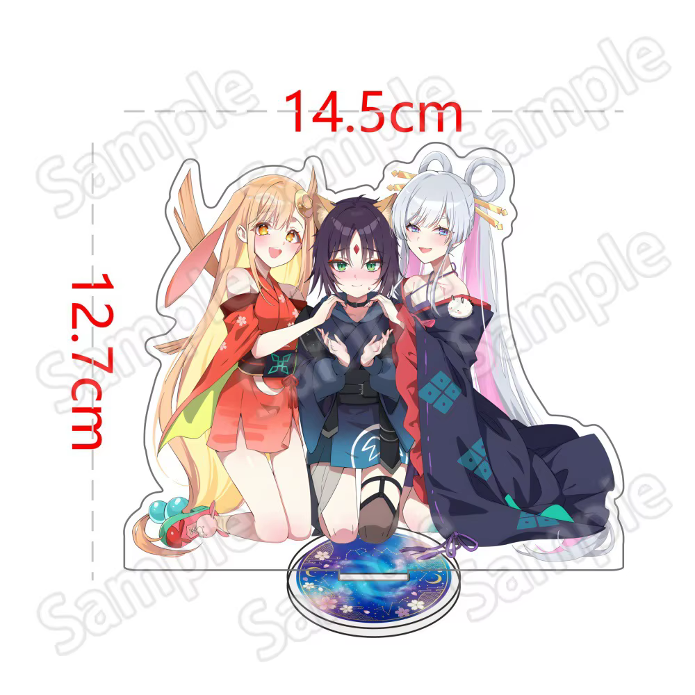 Figurine de personnage d'anime mignon en acrylique