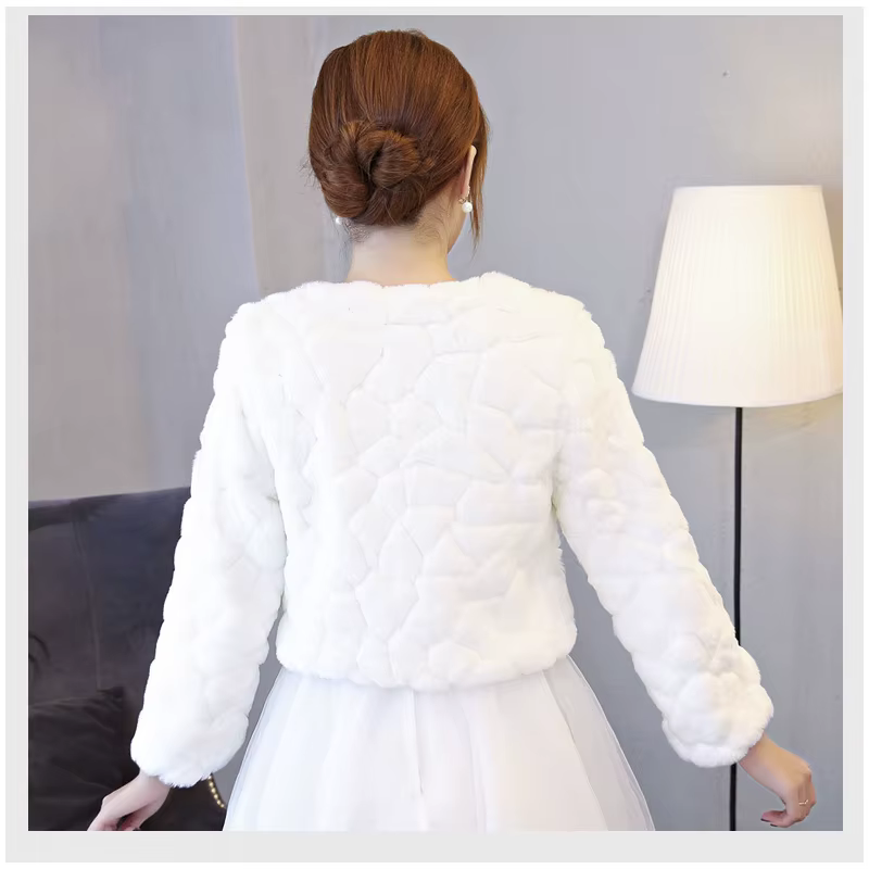 Robe de mariée châle hiver