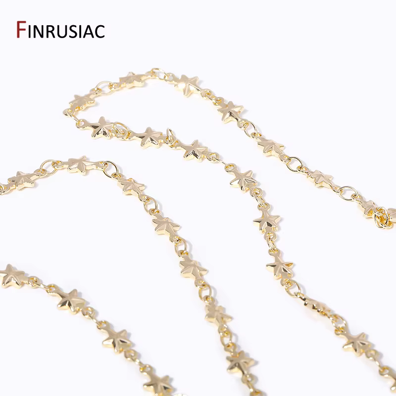 Bijoux étoile brillante plaquée or 14 carats