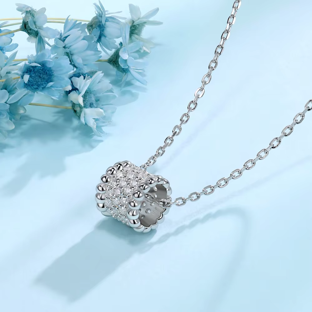 Group collier Moissanite pour femme