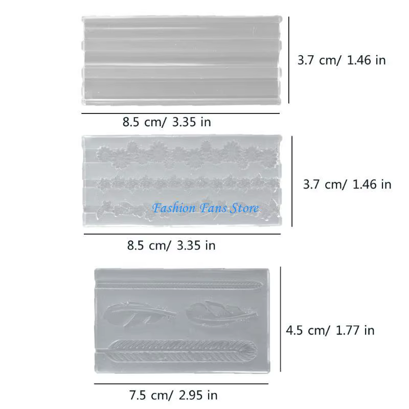 Anneaux d'argile en argent Moule silicone