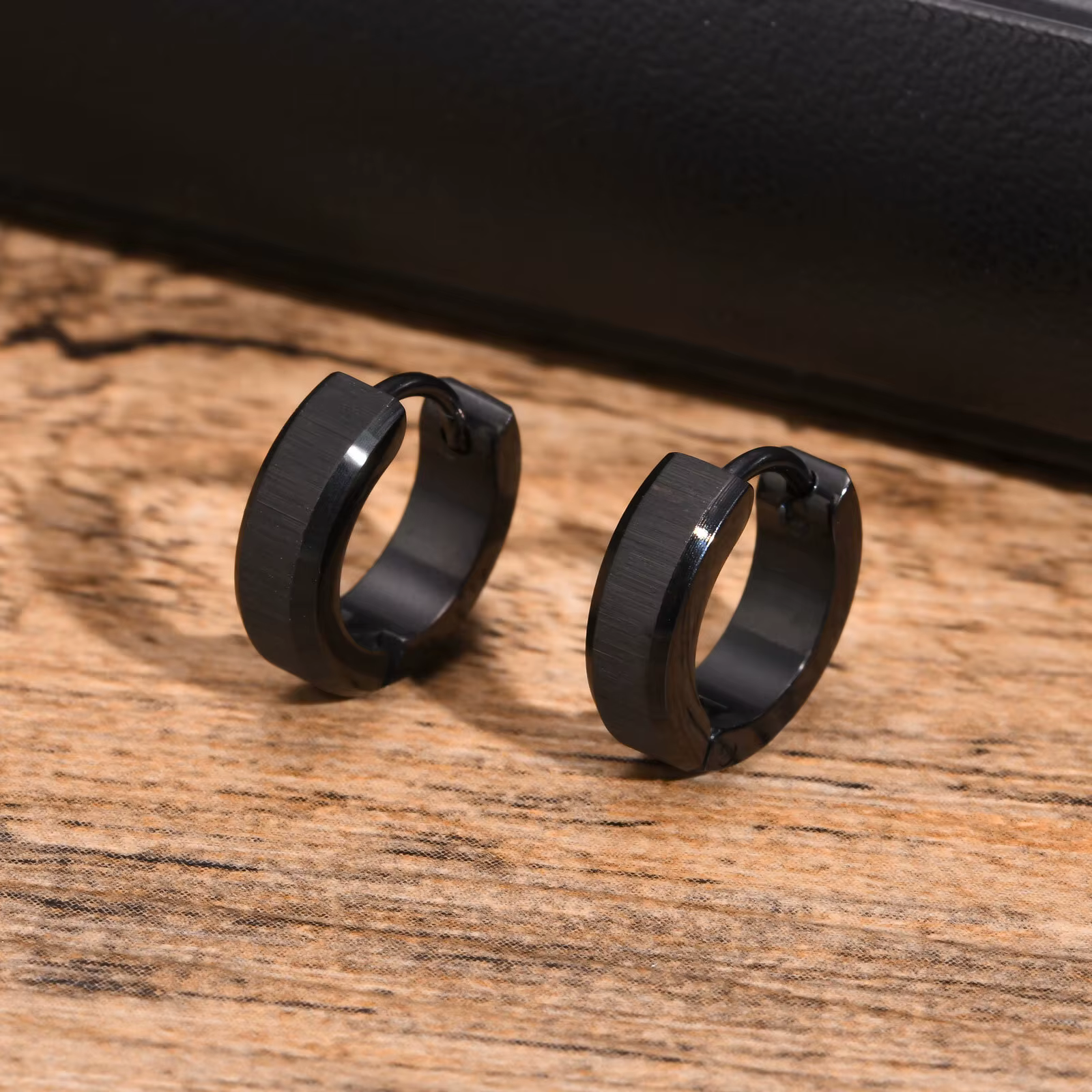 Boucles d'oreilles créoles anti-allergie en acier inoxydable pour hommes et femmes