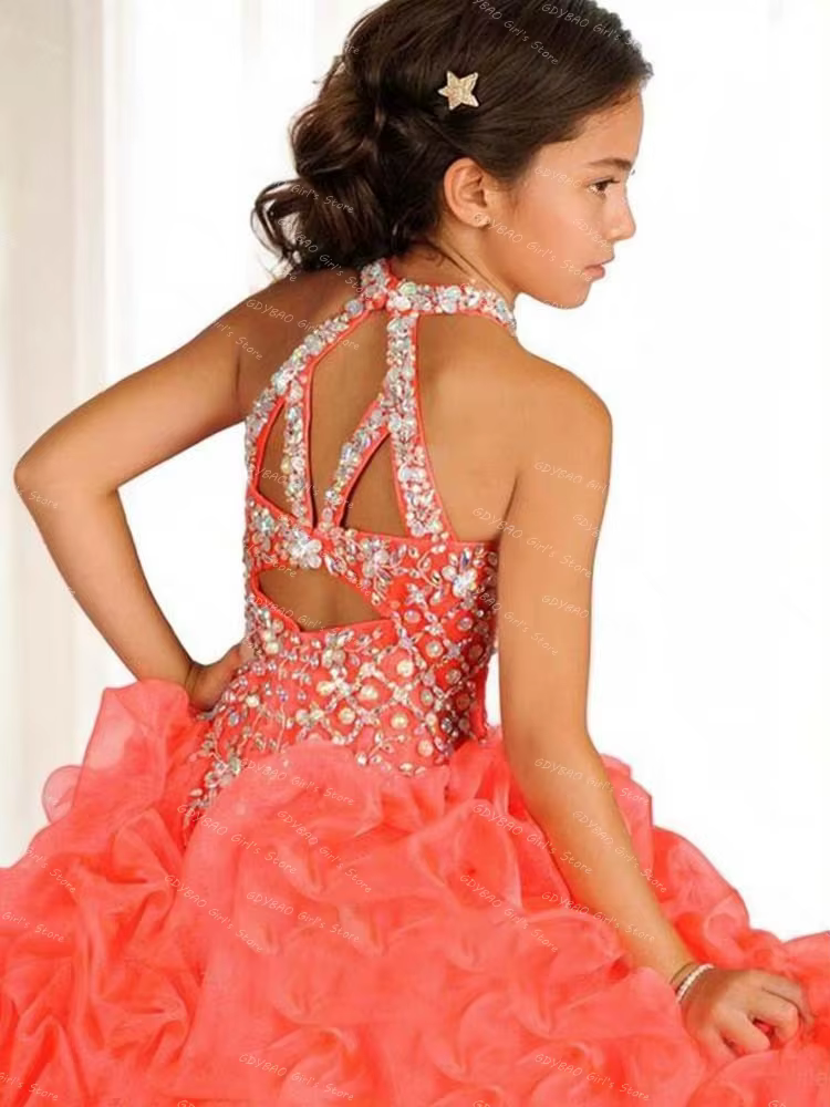 Robe de concours personnalisée pour filles