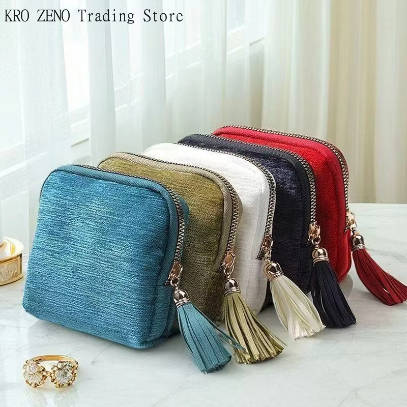 Pochette à bijoux en velours doux