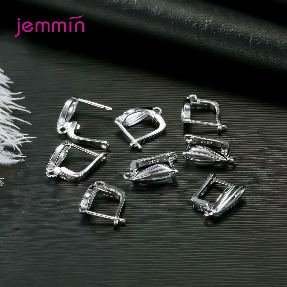 Boucle d'oreille à levier arrière en argent 925
