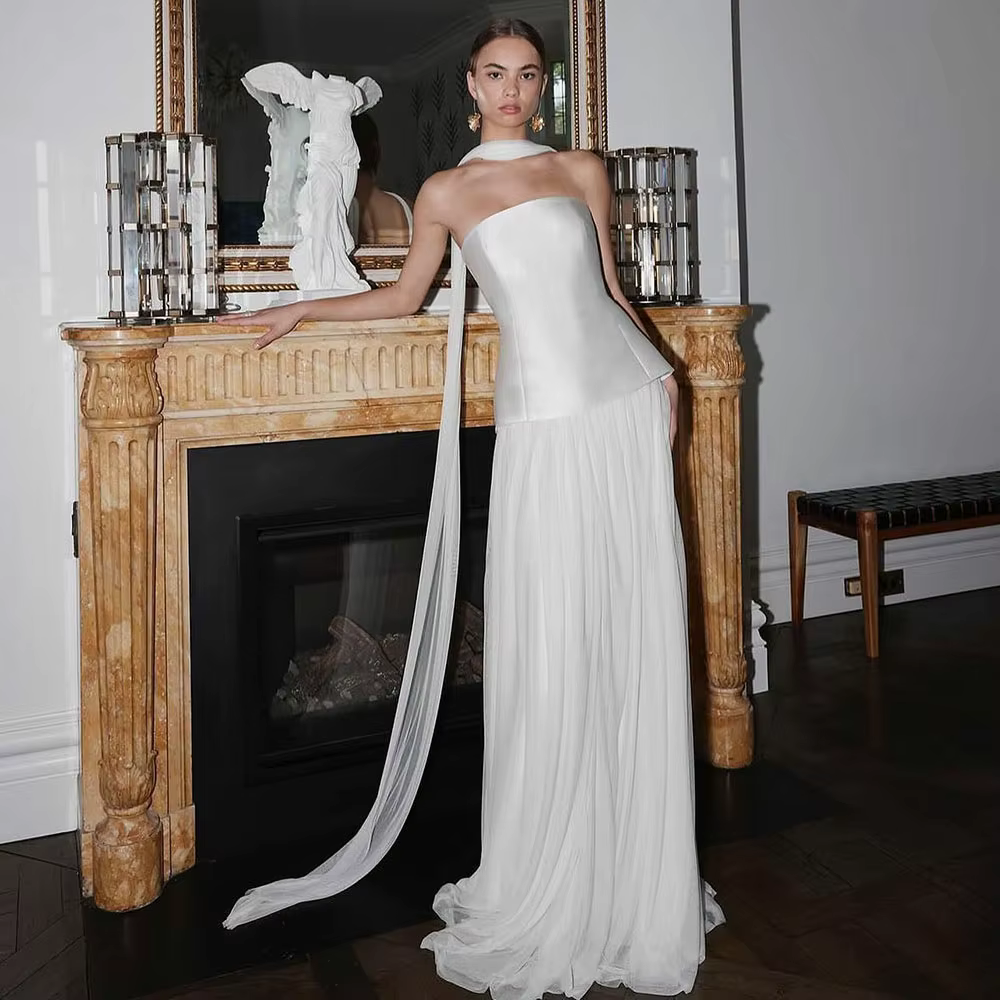 Robe de mariée élégante en satin