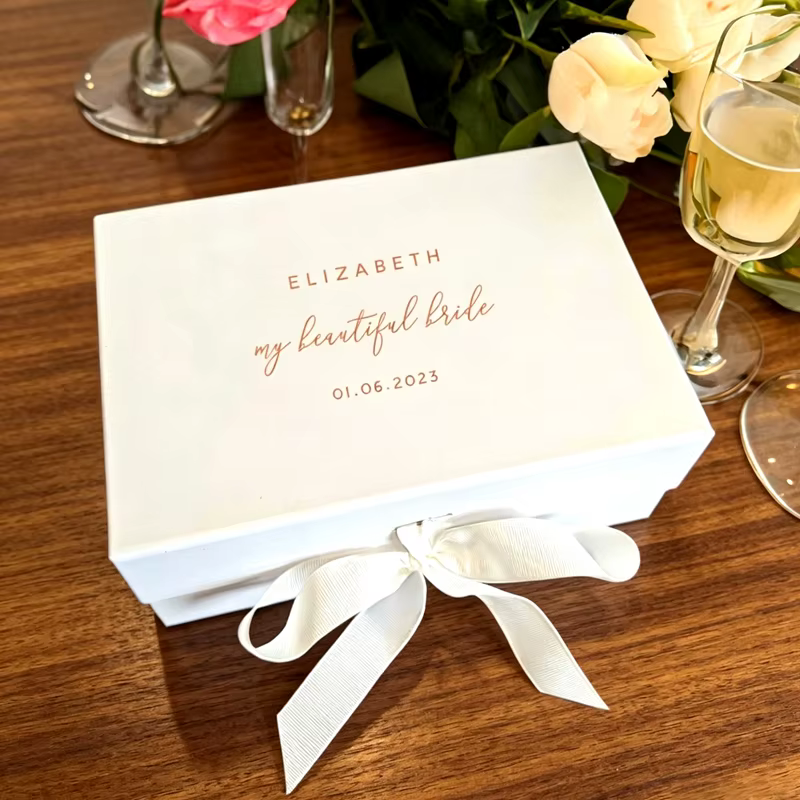Boîtes cadeaux personnalisées pour mariage