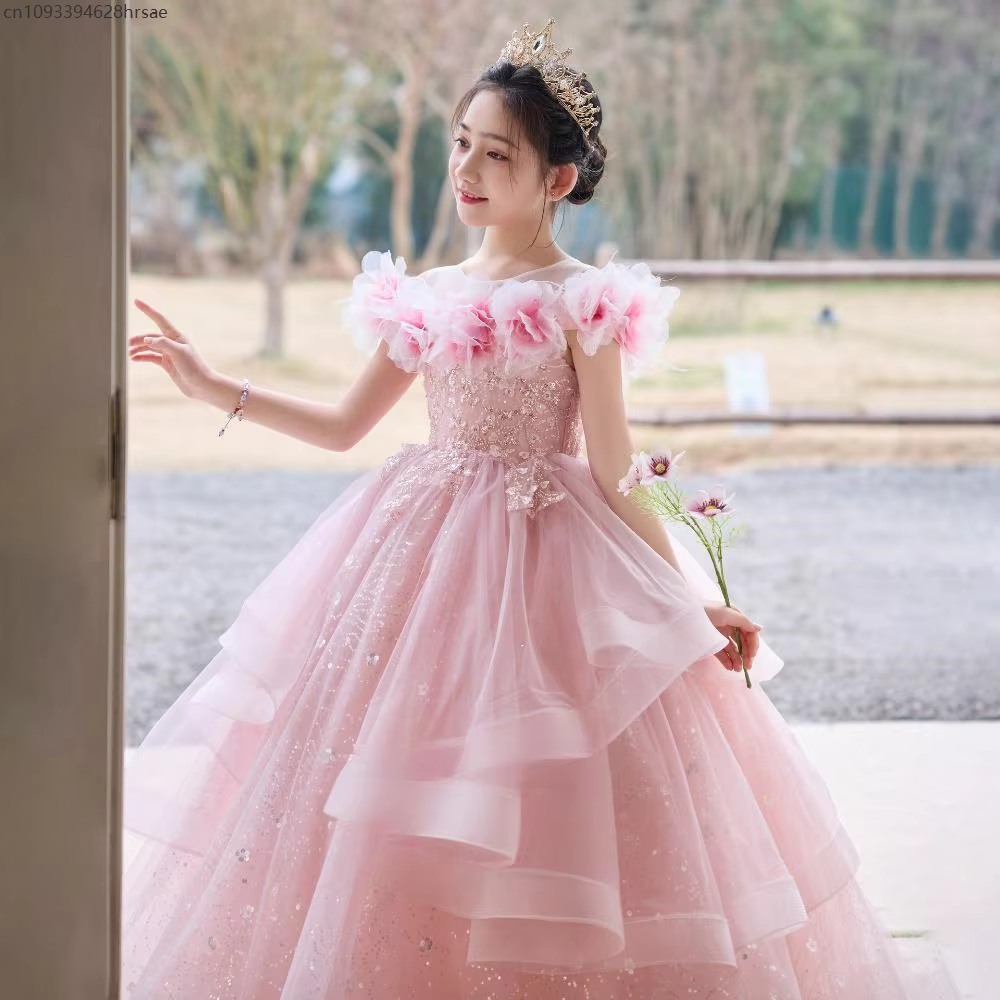 Robe princesse d'anniversaire pour filles