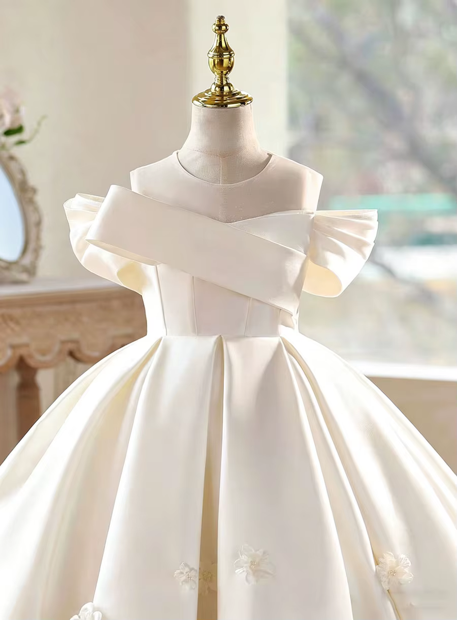 Robe de demoiselle d'honneur blanche Dreamy Vow D336