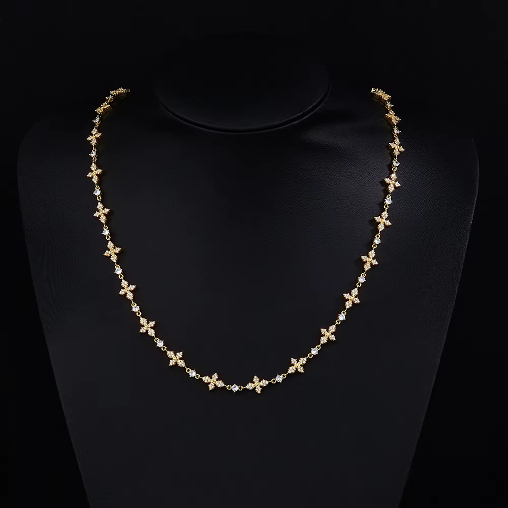 Ensemble de bijoux Nuoya Iced Out Star Chain