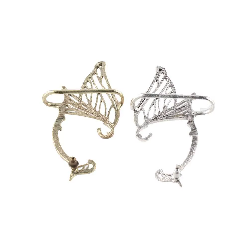 Clip d'oreille elfe couleur or Antique