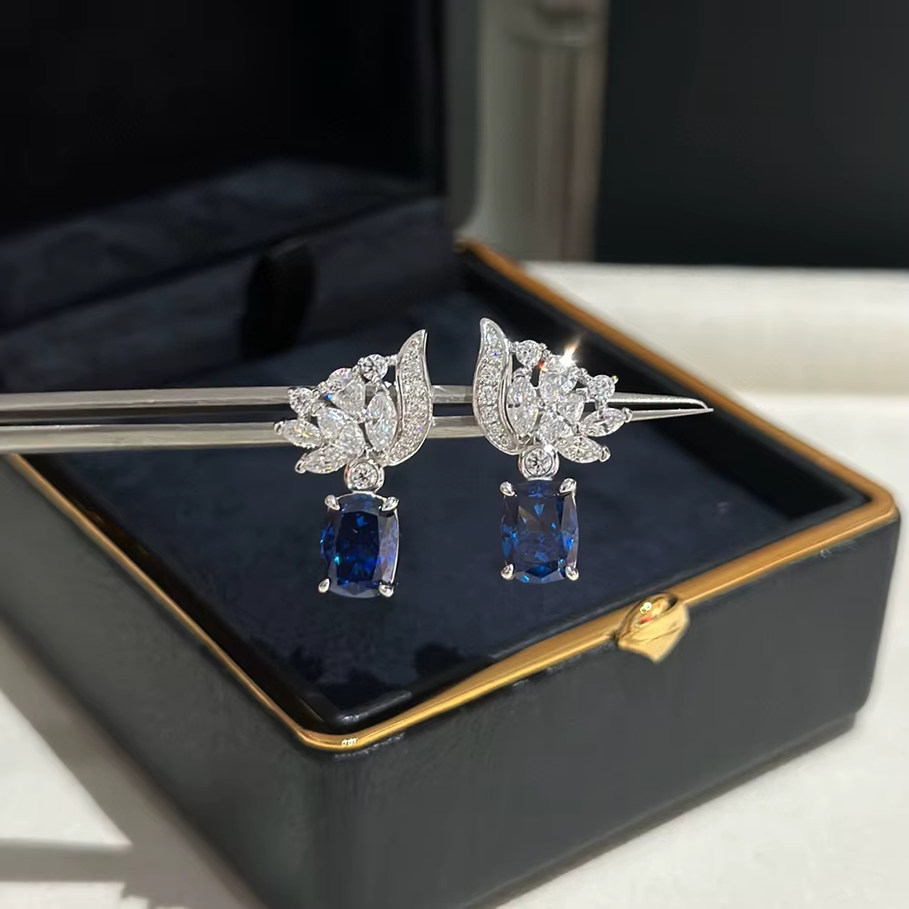 Boucles d'oreilles en argent sterling 925 pur