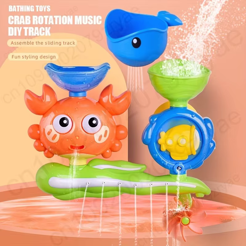 Ensemble de jouets de bain interactif à ventouse pour jeunes