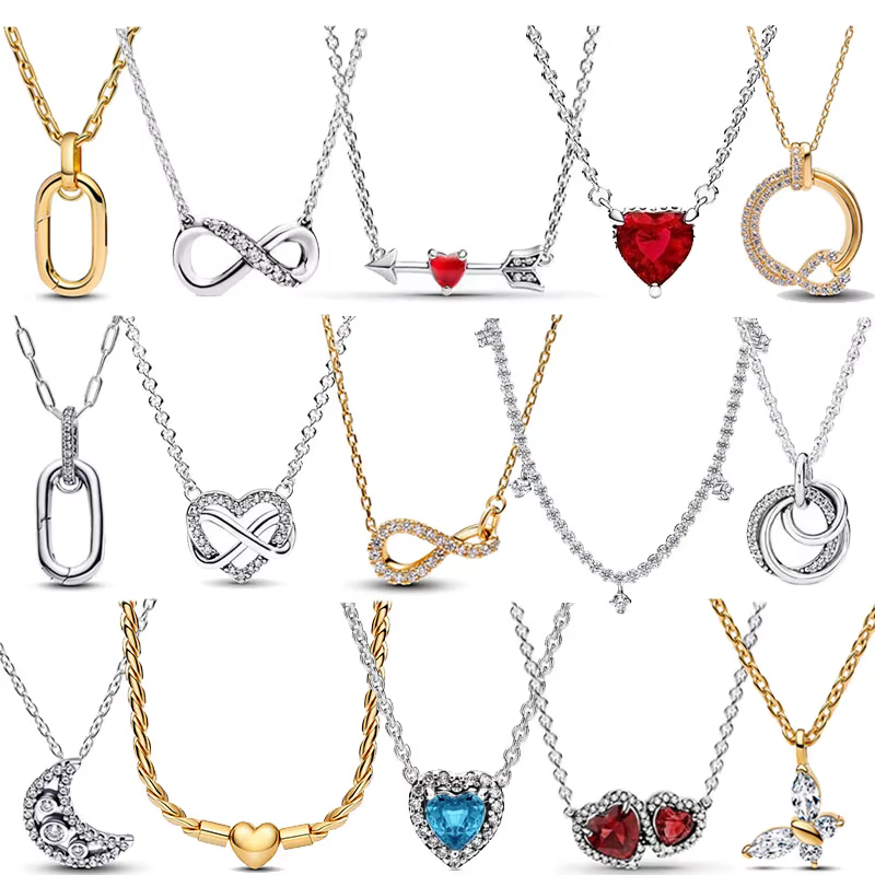 Collier en argent Sterling 925 pour femmes