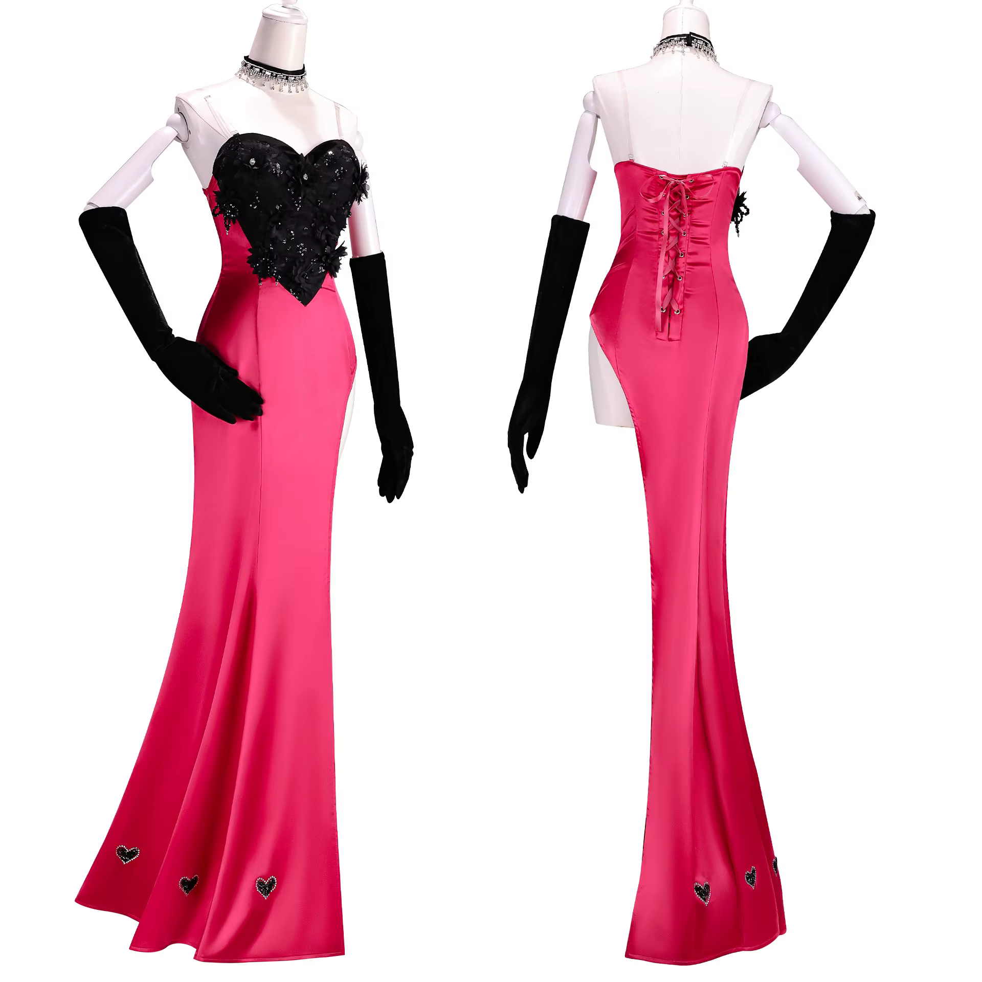 Costume de cosplay Angel Dust d'Hazbin Hotel