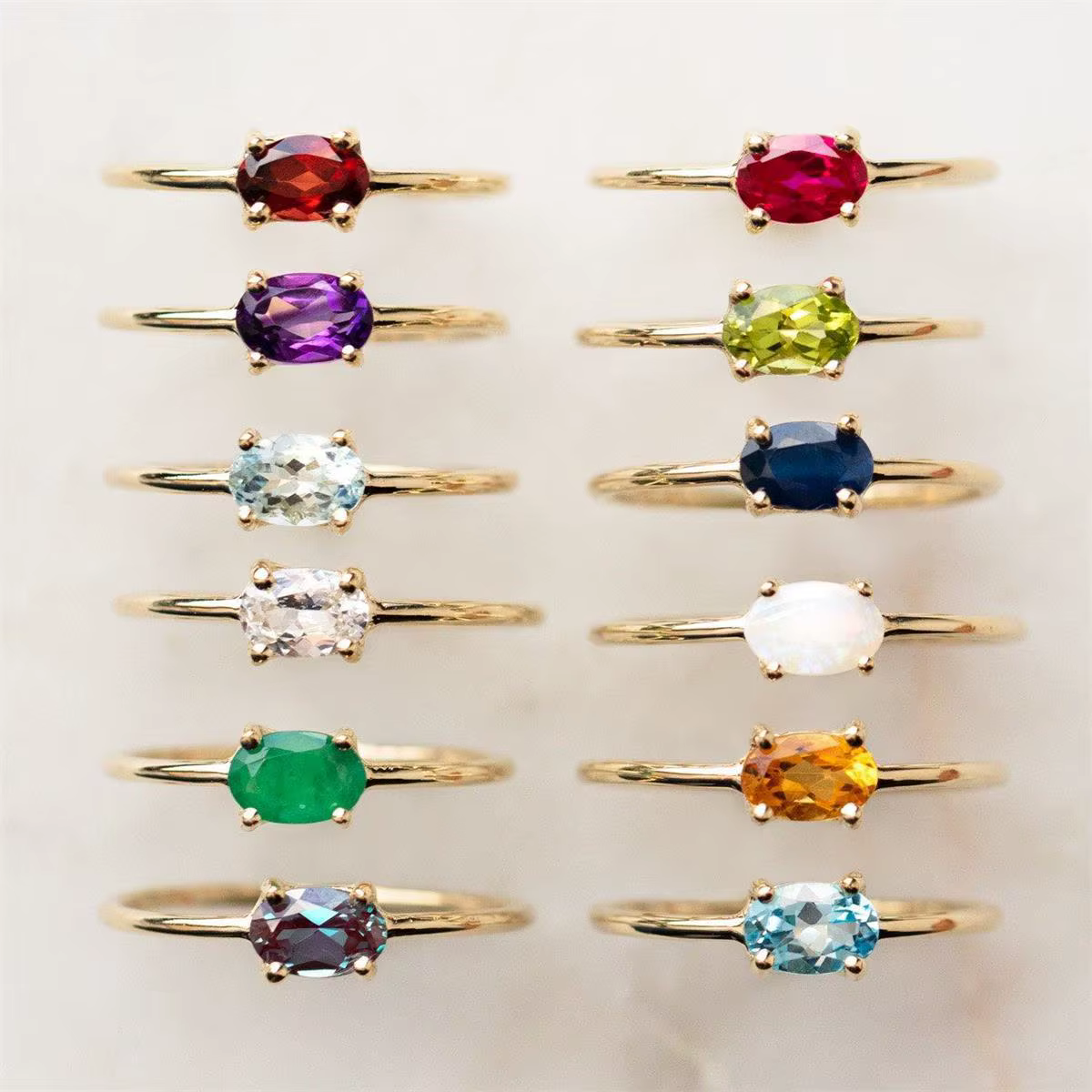 Bague de mariage naren pierre de bonbon pour femme